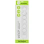 Мережевий фільтр живлення Patron 5m (SP-1065W), 6 розеток White (EXT-PN-SP-1065W) - зменшене зображення 2