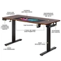 Комп'ютерний стіл Mealux PowerDesk Duo Walnut (EVO-242 Duo Walnut /B) - зменшене зображення 3