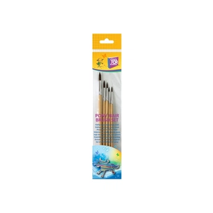 Пензлик для малювання Cool For School набір 5 шт (2,4,6,8,10) (CF60824) зображення 1