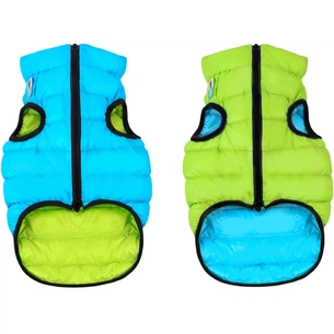 Курточка для тварин Airy Vest двостороння L 65 салатово-блакитна (1637) изображение 1