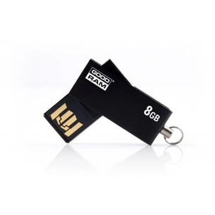 USB флеш накопичувач Goodram 8GB Cube Black USB 2.0 (UCU2-0080K0R11) зображення 1