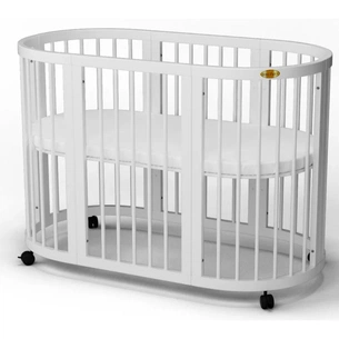 Ліжечко Ingvart SMART BED OVAL білий (1609003) зображення 1
