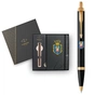 Ручка кулькова Parker IM 17 CITY Black GT BP Герб Києва + блокнот Parker + подар.упак. GIFT24 (22032b24_C0010u) - зменшене зображення 3