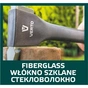 Сокира Verto 870 г, обух 540 г, рукоятка зі скловолокна, 17,5" (05G101) - зменшене зображення 4