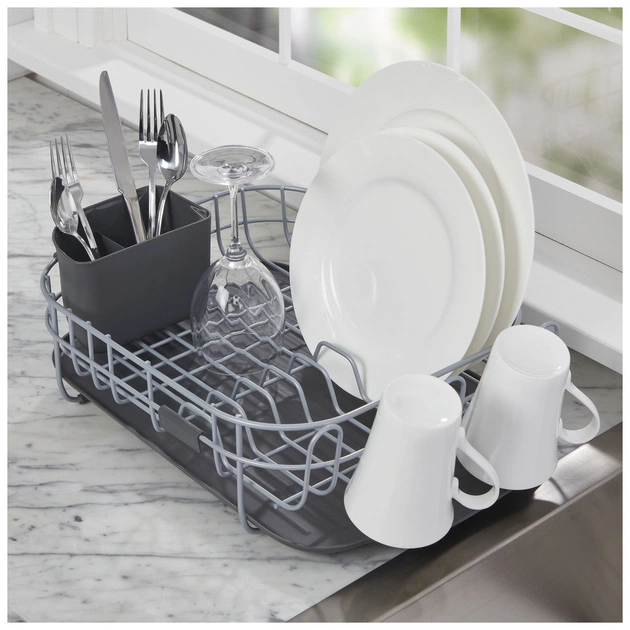 Сушарка для посуду KitchenAid Sinkware 44 x 31 x 16,5 см сірий (KEG197OSGR) - picture 5