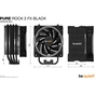 Кулер до процесора Be quiet! PURE ROCK 2 FX Black (BK033) - зменшене зображення 7