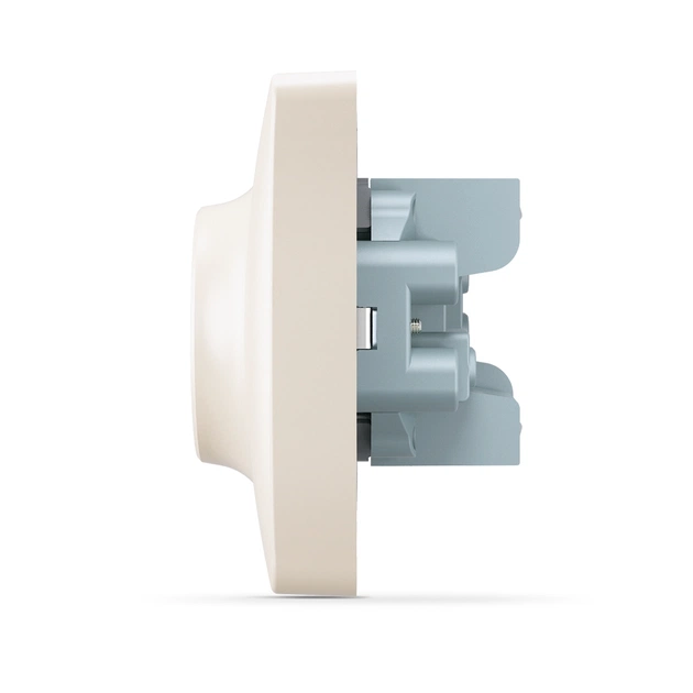 Розетка Videx BINERA 2ая із заземленням кремова (VF-BNSK2G-CR) - зображення 3