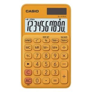 Калькулятор Casio SL-310UC-RG-W-EC, помаранчевий (CALC-CAS-SL-310UC-RG) зображення 1