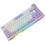 Клавіатура Ajazz AK820 V2 Coconut Flake Switch Wireless/Bluetooth/USB UA Purple/White/Blue (AK820-V2-CF-PWB) - зменшене зображення 3