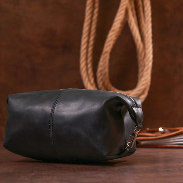 Косметичка Shvigel Вінтажна Чорна (16397) - зображення 9