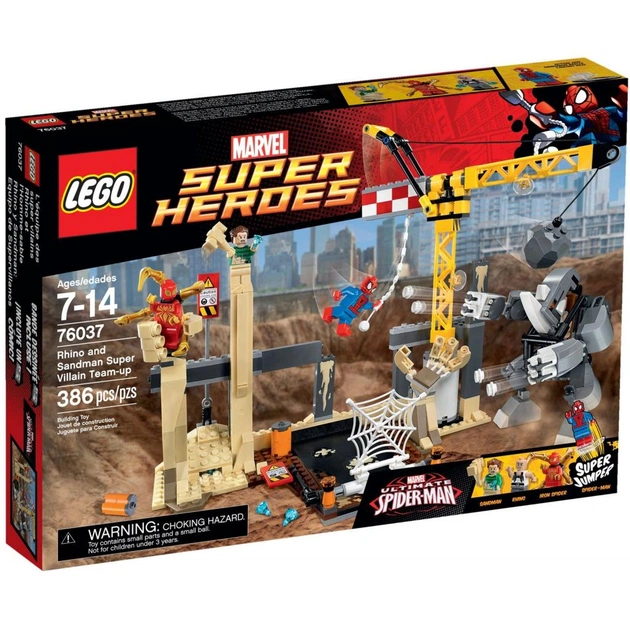 Конструктор LEGO Super Heroes Носоріг та Пісочна людина проти супергероїв (76037) - изображение 1