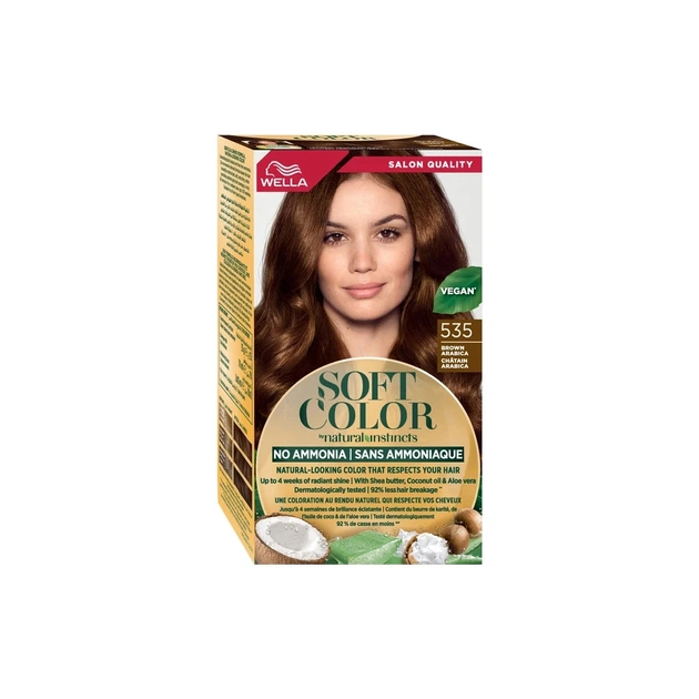 Фарба для волосся Wella Soft Color Безаміачна 535 - Коричнева арабіка (3616302076819) - зображення 1