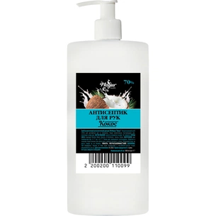 Антисептик для рук Mayur Кокос з дозатором 1 л (2200200110198) зображення 1