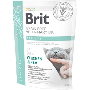 Сухий корм для кішок Brit GF VetDiets Cat Struvite 400 г (8595602528288) зображення 1