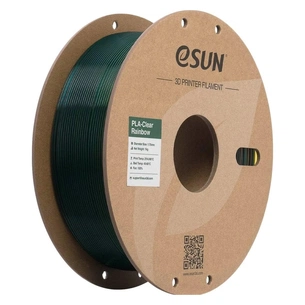 Пластик для 3D-принтера eSUN PLA Clear Rainbow 1,75mm 1kg Transl RAINBOW B (PLA-CLRB175T-RBB1P1) зображення 1