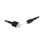 Дата кабель USB 2.0 AM to Lightning 1.0m 2.4A PVC TPE X20 black HOCO (6957531068808) - зменшене зображення 2