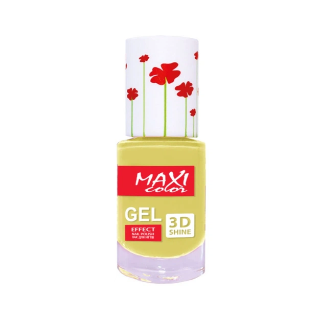 Лак для нігтів Maxi Color Gel Effect Hot Summer 01 (4823077504587) - изображение 1