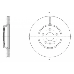 Гальмівний диск REMSA 61534.10 зображення 1