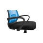 Офісне крісло Richman Стар Хром Піастра Сітка чорна + синя (ADD0003154) - зменшене зображення 5