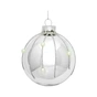 Ялинкова іграшка House Of Seasons Скляні кульки 3 шт D7 см Срібні (8718861801569) - preview 5