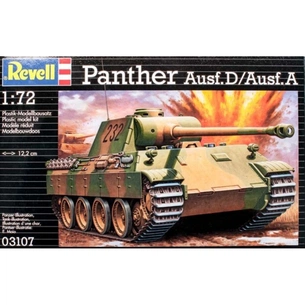 Збірна модель Revell Танк PzKpfw. V Panther Ausf. D/Ausf. A 1:72 (3107) зображення 1