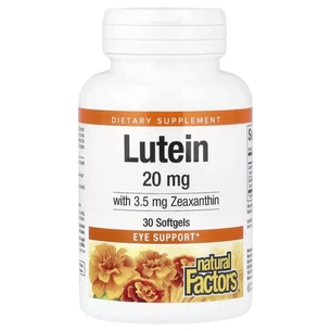 Антиоксидант Natural Factors Лютеин 20 мг, Lutein, 30 желатиновых капсул (NFS-01031) изображение 1