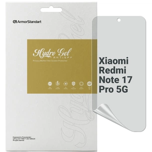 Плівка захисна Armorstandart Anti-spy hydrogel Xiaomi Redmi Note 17 Pro 5G (ARM92666) зображення 1