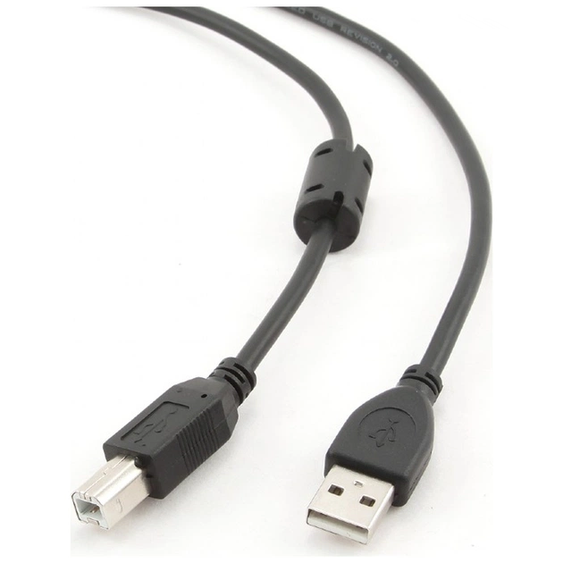 Кабель для принтера USB 2.0 AM/BM 4.5m Cablexpert (CCF-USB2-AMBM-15) - зображення 1