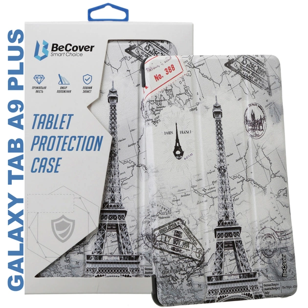 Чехол для планшета BeCover Smart Case Samsung Tab A9 Plus SM-X210/SM-X215/SM-X216 11.0" Paris (710316) - изображение 1