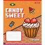 Зошит 1 вересня Candy sweet А5 12 аркушів коса лінія (767201) - зменшене зображення 3