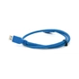 Дата кабель USB 3.0 AM/AM 0.6m Blue Voltronic (YT-3.0AM+AM-0.6) - уменьшенное изображение 1
