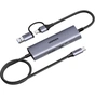 Перехідник Ugreen CM725 USB-C/USB-A to Video Capture Card 1080P gray (65856) - зменшене зображення 1