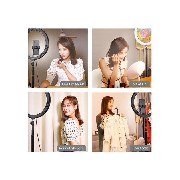 Набір блогера Puluz Ring USB LED lamp PKT3069B 10.2" + tripod 1.1 м (PKT3069B) - picture 7