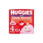 Підгузки Huggies Little Movers/Pants 4 (9-14 кг) M-Pack для дівчаток 104 шт (5029054568095) - уменьшенное изображение 1