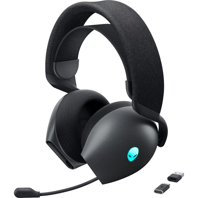 Наушники Dell Alienware Tri-Mode Wireless AW725H Black (545-BBFW) - изображение 1