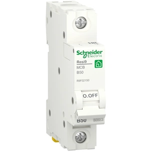 Автоматичний вимикач Schneider Electric RESI9 6kA 1P 50A (R9F02150) зображення 1