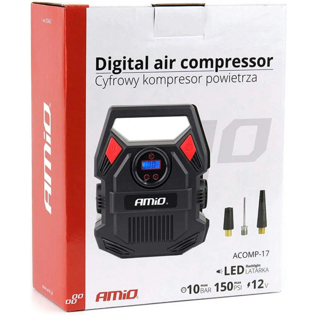 Автомобільний компресор AMiO 12V ACOMP-17 (02642) - picture 6