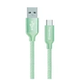 Дата кабель USB 2.0 AM to USB-C 1.0m mint ColorWay (CW-CBUC003-MT) - зменшене зображення 1