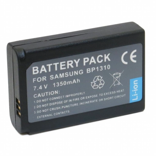 Акумулятор до фото/відео Extradigital Samsung BP1310 (DV00DV1284) - изображение 1