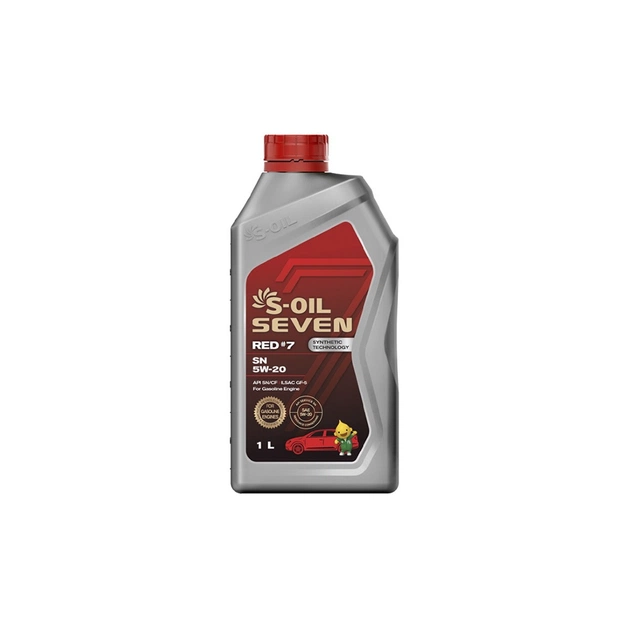 Моторна олива S-OIL SEVEN RED 7 SN 5W-20, 1л (SRSN5201) - изображение 1