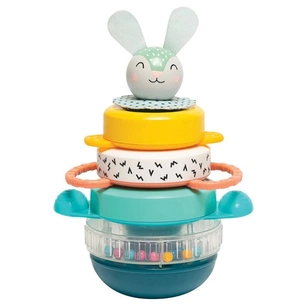 Розвиваюча іграшка Taf Toys пірамідка Кролик колекція Полярне сяйво (12445) зображення 1
