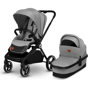 Коляска Lionelo 2 в 1 Mika Grey Stone (LO-MIKA 2IN1 GREY STONE) зображення 1