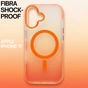 Чохол до мобільного телефона BeCover FIBRA Shock-Proof MagSafe Apple iPhone 17 Orange (715446) - зменшене зображення 3