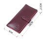 Гаманець Grande Pelle Бордовий (11467) - зменшене зображення 3