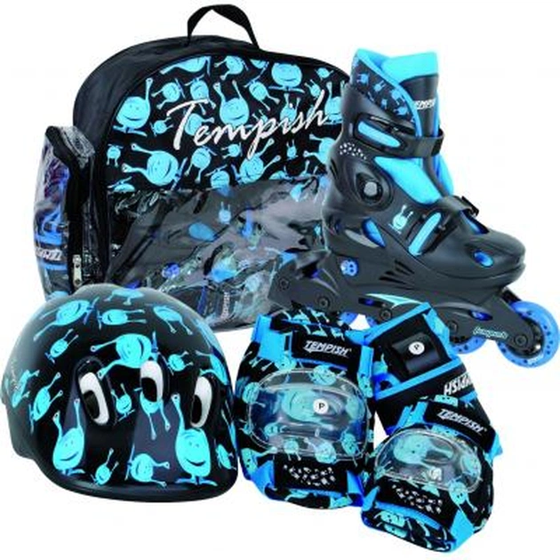 Роликові ковзани Tempish UFO Baby skate чорні 26-29 (1000000004/bl./26-29) - зображення 1
