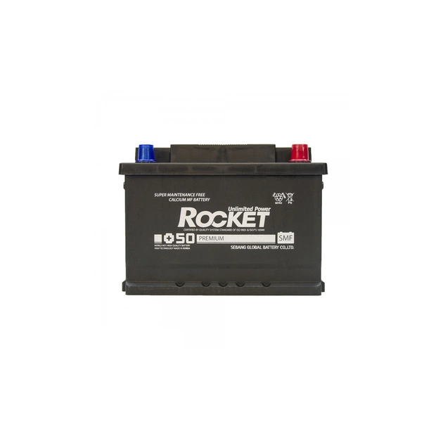 Акумулятор автомобільний ROCKET 62Ah (SMF 62L-LB2) - зображення 1