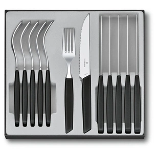 Набір столових приборів Victorinox Swiss Modern Table Set 12 шт Steak Black (6.9093.12W.12) зображення 1