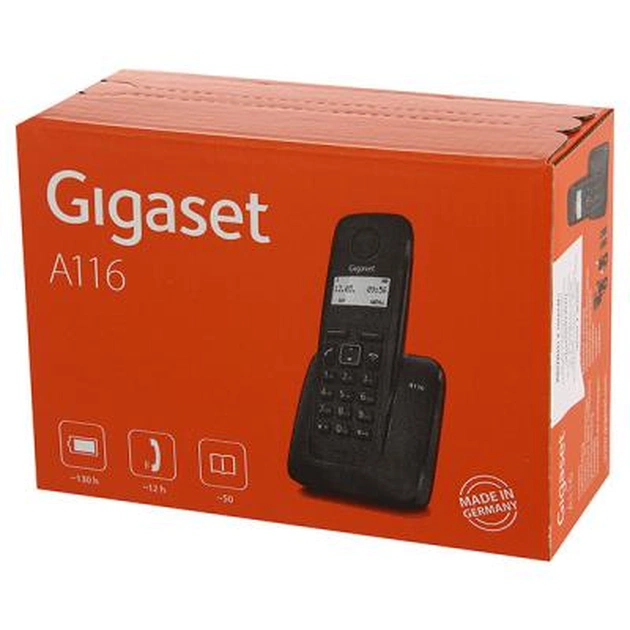 Телефон DECT Gigaset A116 Black (S30852H2801S301) - picture 8