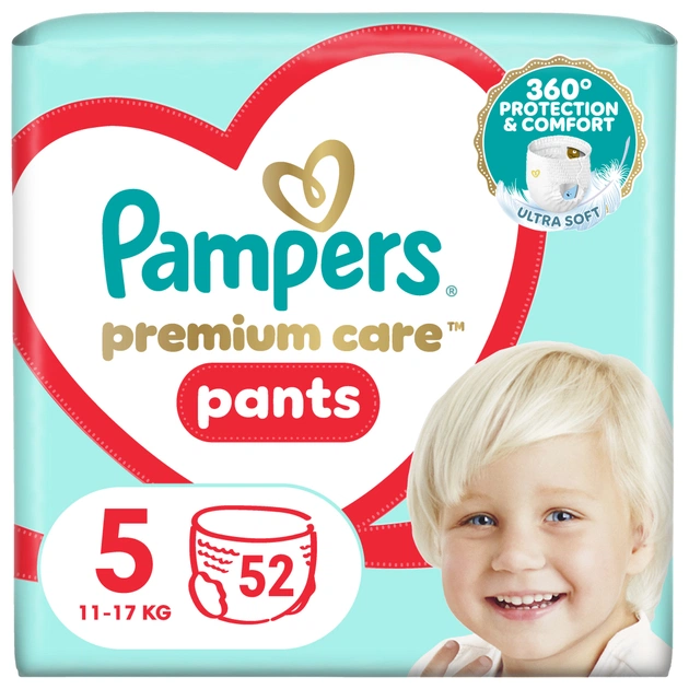 Підгузки Pampers Premium Care Pants Junior 5, 52 шт (8001090760036) - зображення 1