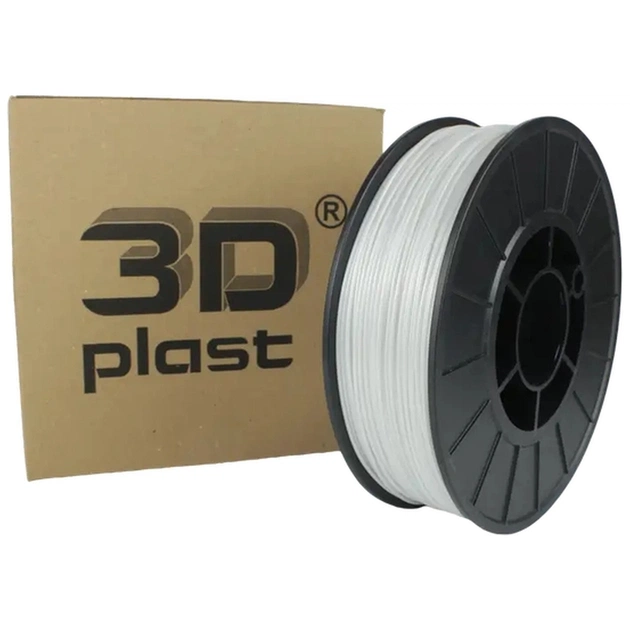 Пластик для 3D-принтера 3Dplast PLA 1.75мм, 0.85кг, pearl (3DPLA17508PRL) - изображение 1